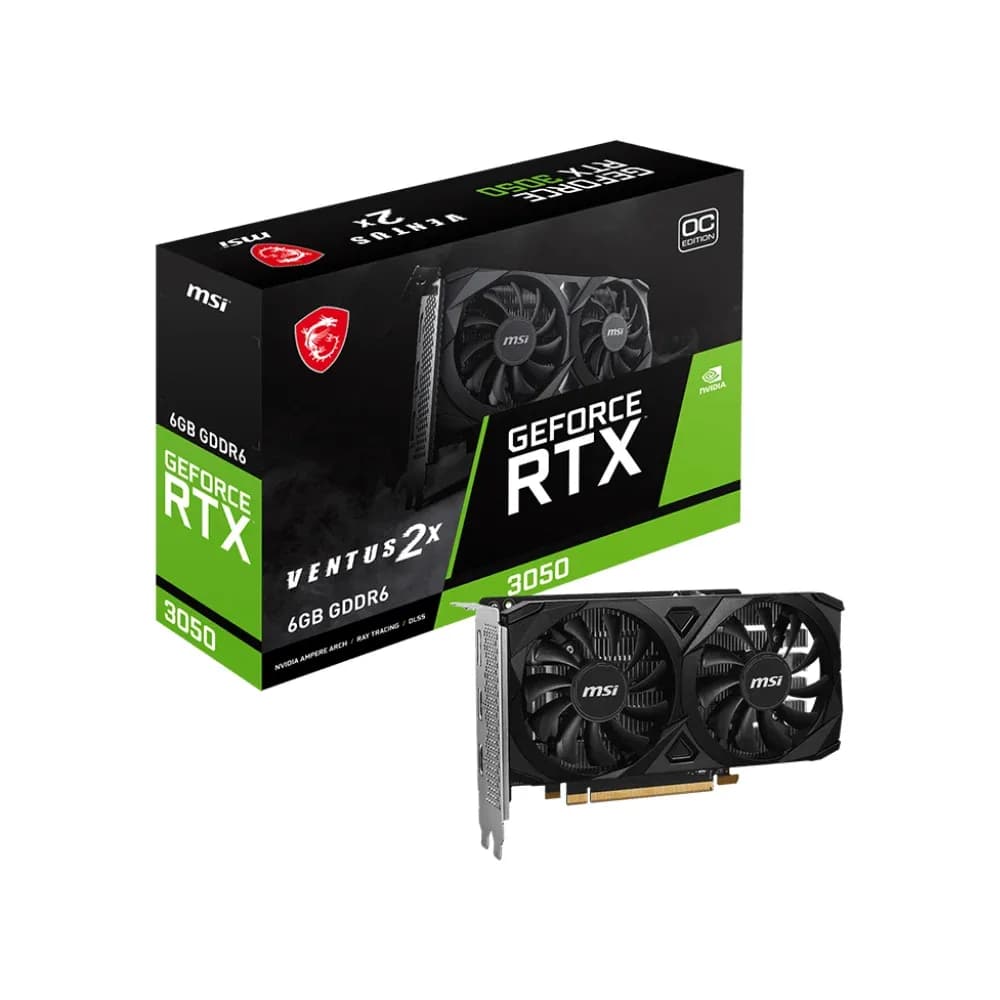 MSI GeForce RTX 3050 VENTUS 2X E 6G OC