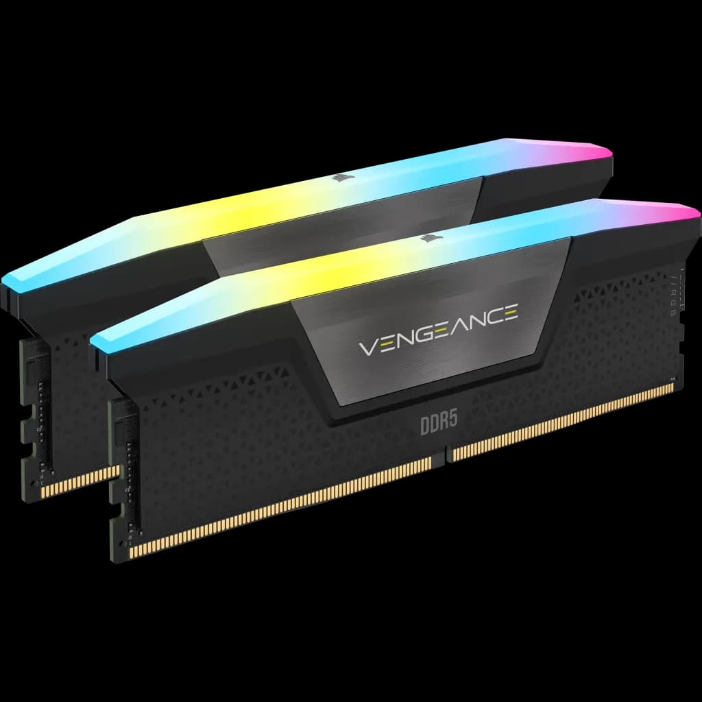 Corsair VENGEANCE RGB 32GB (2x16GB) DDR5 6000MT/s CL30 Black