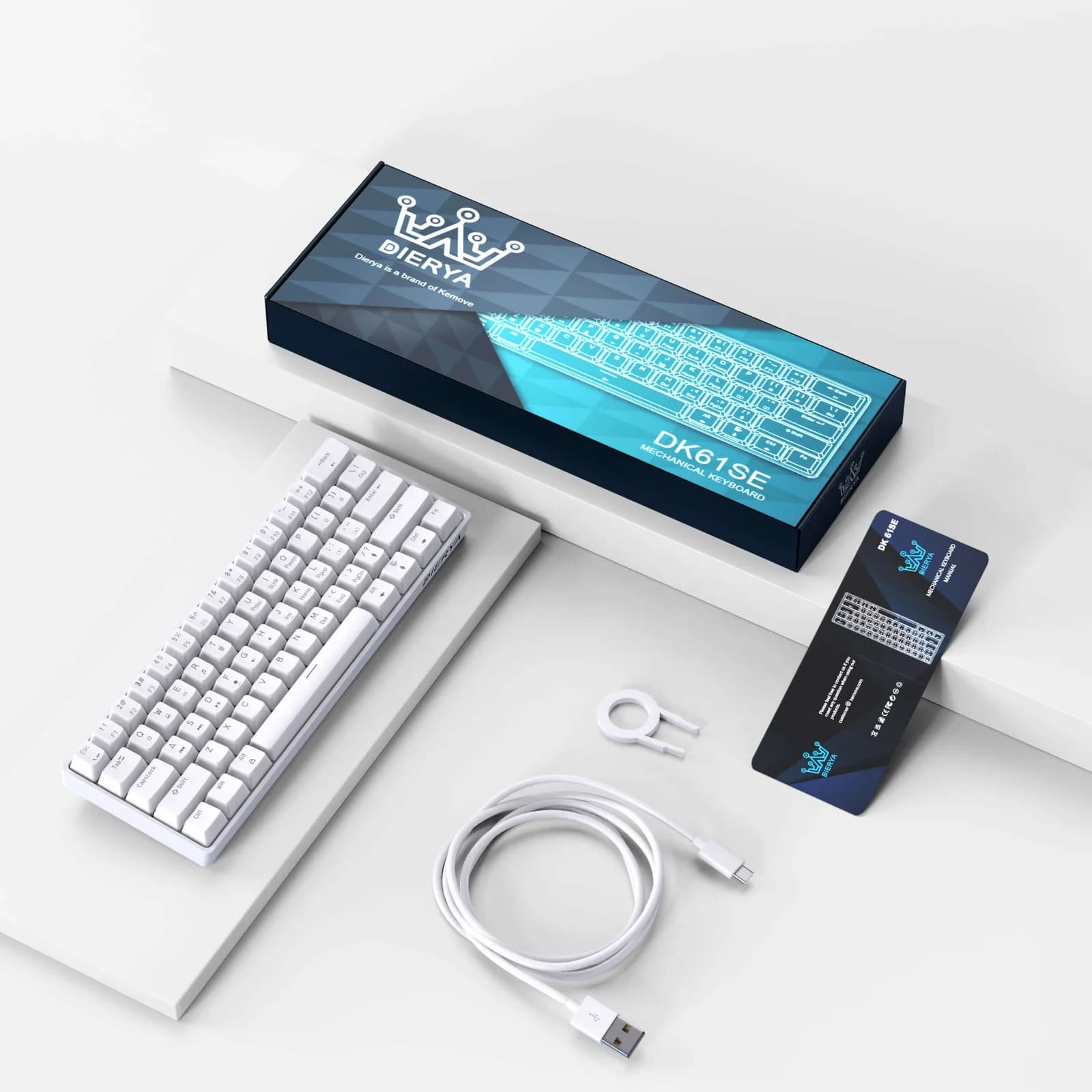 Dierya DK61SE Wired 60% Mechanical Keyboard