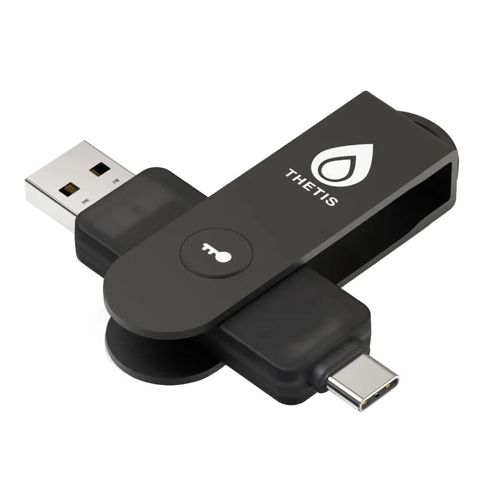 Thetis FIDO2 Security Key (folding USB-A)