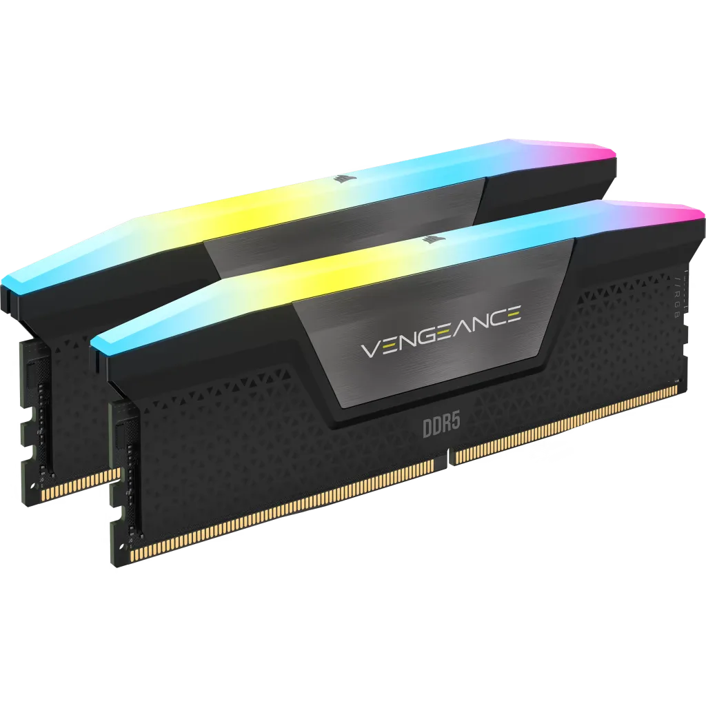 Corsair VENGEANCE RGB 32GB (2x16GB) DDR5 6000MT/s CL30 Black