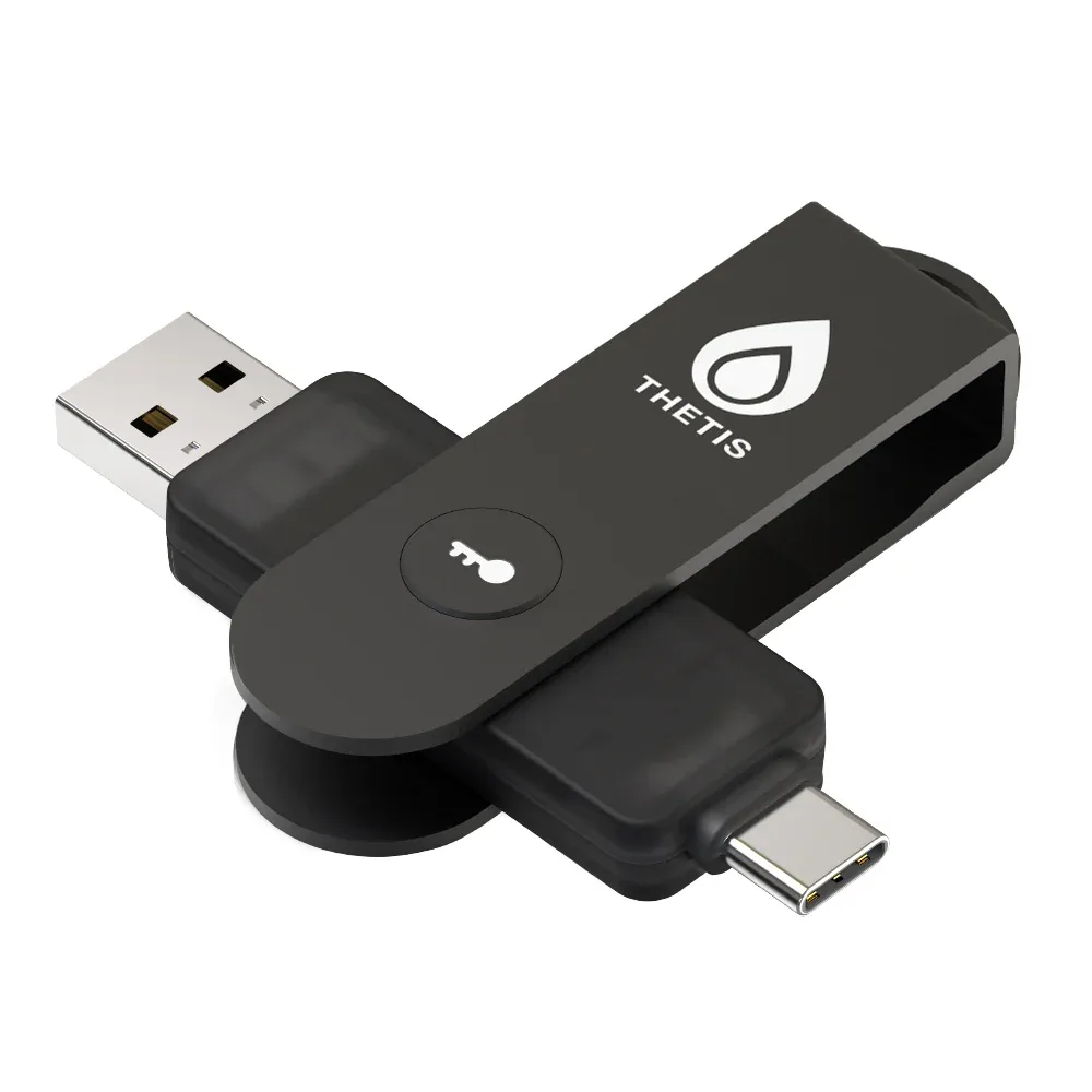 Thetis FIDO2 Security Key (folding USB-A)